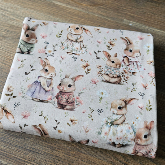 Sommersweat - Hasen Beige