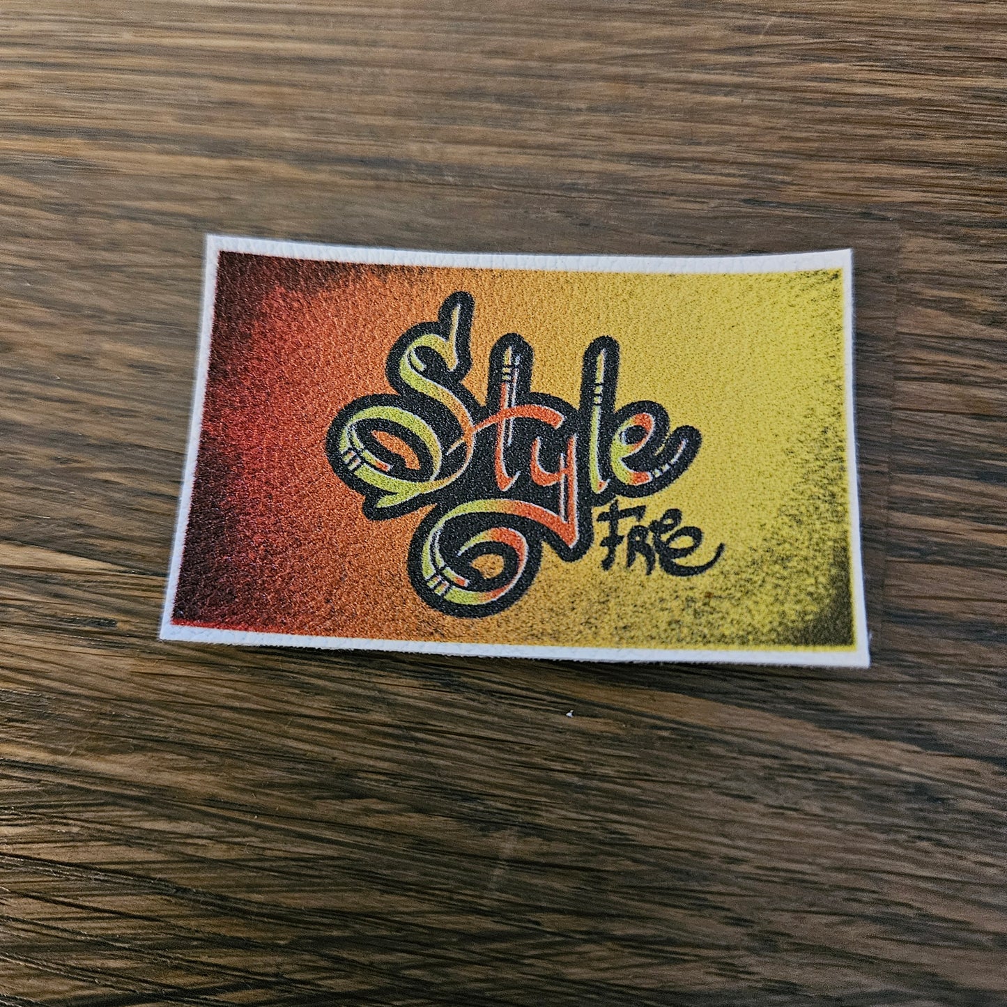 Kunstlederlabel Set - Graffiti