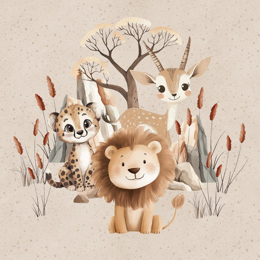 Sommersweat - Panel - Savanne Gruppe