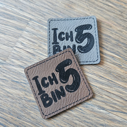 Patch - 4x4cm - Ich bin 5