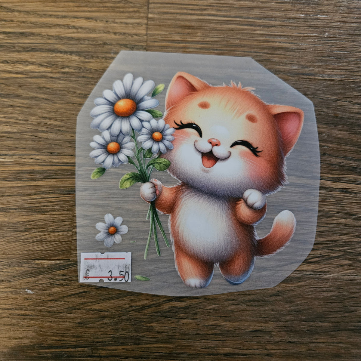 Bügelbild - Katze ca. 10cm
