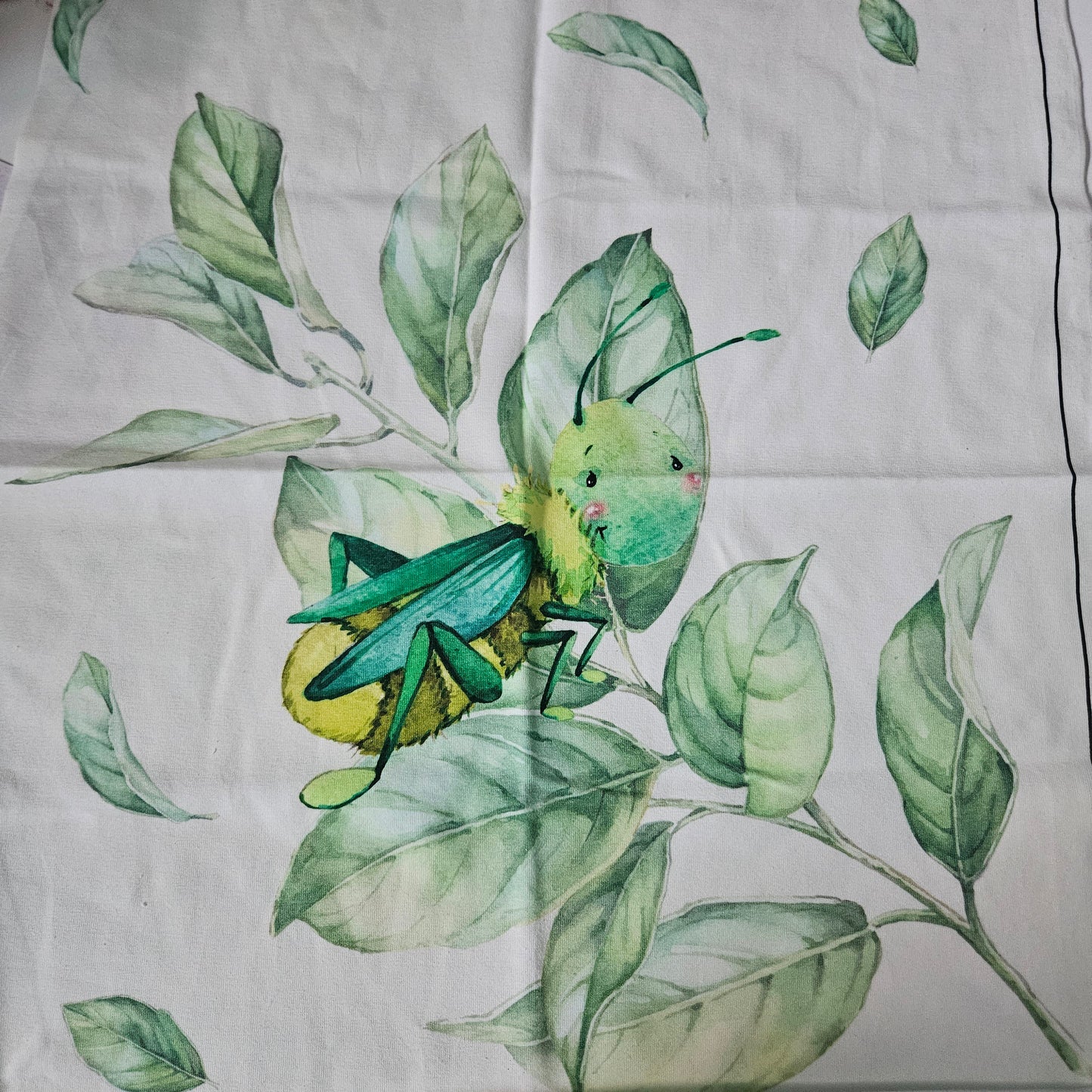 40x50cm Panel - Jersey - Grashüpfer