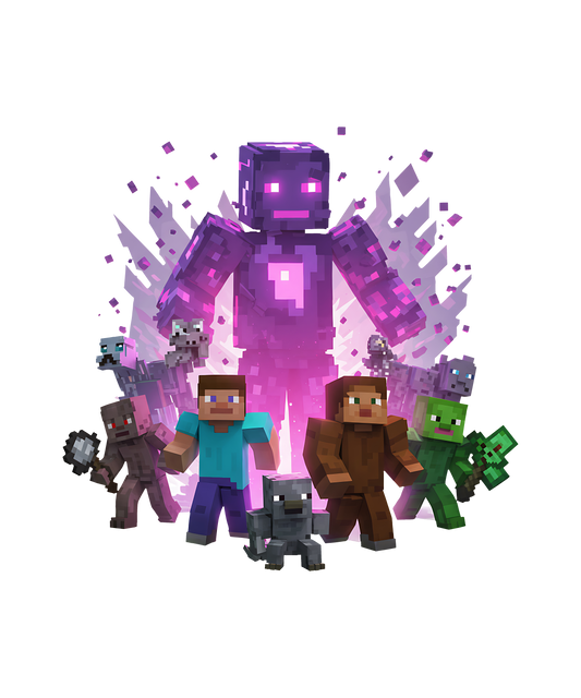 Auktion - Bügelbild - Pixel World 2 - 20cm