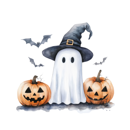 Auktion - Bügelbild - Süßer Geist 3 - 20cm